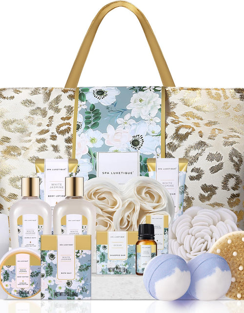 Load image into Gallery viewer, Spa Gift Baskets for Women - Gift Set for Women,15Pcs Luxury Relaxing Spa Kit with Bath Bombs, Birthday Gifts Body and Bath Set
