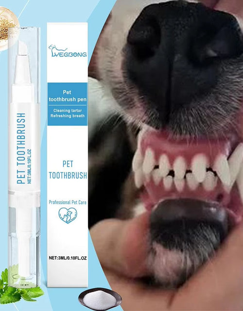 Load image into Gallery viewer, Pet Teeth Cleaning Toothbrush Pen Pet Dental Beauty Tools Set Dog Tartar Bad Breath Remover Pet Products Dog Accessories
