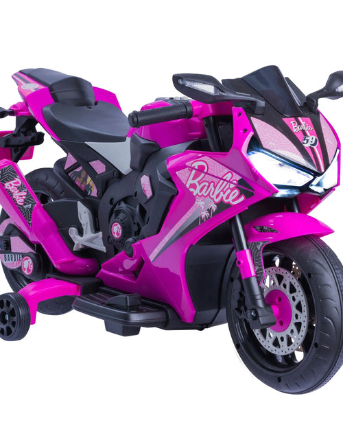 Load image into Gallery viewer, Barbie by , 6 Volts Motorcycle Ride On, for Kids, Ages 3+ Years, up to 65Lbs, 1 Mph
