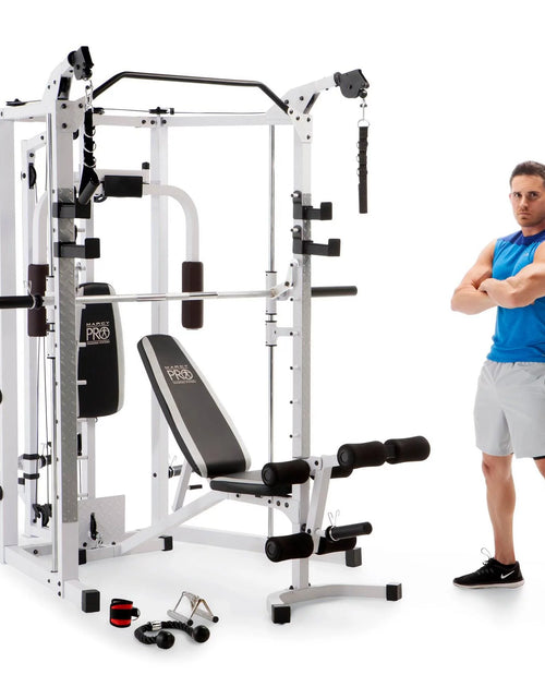 Load image into Gallery viewer, Combo All in One Full Body Home Gym Workout Equipment, White
