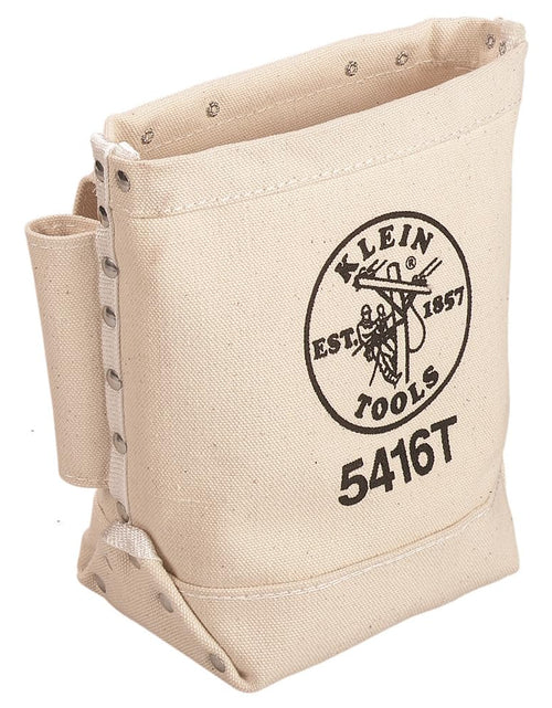 Load image into Gallery viewer, 5416T Tool Bag, Bull-Pin and Bolt Pouch, No. 4 Canvas with Tunnel Connection, 5 X 10 X 9-Inch
