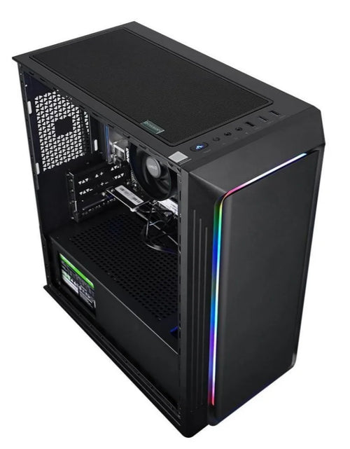 Load image into Gallery viewer, Gaming Desktop PC, AMD Ryzen 5 5500, Radeon RX 6600 8G , 16GB RAM, 1TB SSD, Windows 11 Home
